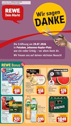 REWE Prospekt "Dein Markt" für Potsdam, 28 Seiten, 03.08.2026 - 08.08.2026