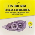 Ruban correcteur frontal - 5mm x 10m - Les Prix Mini - Bureau Vallée à Valence Ruban correcteur frontal - 5mm x 10m - Les Prix Mini en promo chez Bureau Vallée Valence à 0,99 €