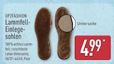 Lammfell-Einlegesohlen von UP2FASHION im aktuellen ALDI Nord Prospekt