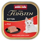 Animonda Cat Vom Feinsten Kitten mit Rind 100 g bei Zookauf im Prospekt "" für 0,79 €