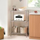 Promo Étagère garde manger en acier H. 90,2 x L. 59,2 x P. 34,2 cm à 32,90 € dans le catalogue Castorama à Pont de la Maye