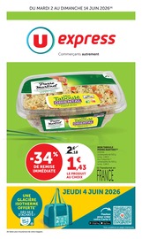 Catalogue U Express à Montreuil cette semaine, valable du 02/06/2026 au 14/06/2026 Prospectus U Express à Montreuil, "U Express", 18 pages de promos valables du 02/06/2026 au 14/06/2026