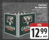 Bier Alkoholfrei Angebote von Clausthaler bei EDEKA Neustadt für 12,99 €