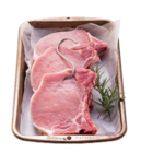 bayerisches Schweine-Kotelett Angebote von vinzenzmurr bei REWE Germering für 0,79 €