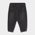 Jeans bas élastiqué coton denim noir bébé fille à 5,49 € dans le catalogue La Halle