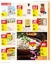 Prix et réduction Fajitas dans le prospectus Carrefour en cours Offre Fajitas dans le catalogue Carrefour du moment à la page 53