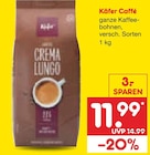 Crema Lungo Angebote von Käfer Caffé bei Netto Marken-Discount Wilhelmshaven für 11,99 €