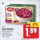 Apfel-Rotkohl von Iglo für 1,89 € bei EDEKA im Angebot Apfel-Rotkohl von Iglo im aktuellen EDEKA Prospekt