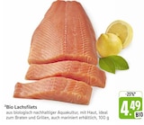 Bio Lachsfilets Angebote bei E center Stuttgart für 4,49 €