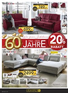 Sitzmöbel im BRAUN Möbel-Center Prospekt "60 JAHRE BRAUN MÖBEL CENTER" mit 20 Seiten (Freiburg (Breisgau))