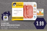 Aktuelle Steak Angebote bei E center in Essen Aktuelles Schweine-Minutenrückensteaks Angebot bei E center in Essen ab 3,99 €