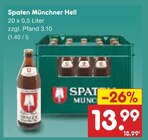 Münchner Hell im Angebot bei Netto Marken-Discount in Cuxhaven Münchner Hell Angebote von Spaten bei Netto Marken-Discount Cuxhaven für 13,99 €