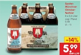 Münchner Oktoberfestbier im Angebot bei Netto Marken-Discount in Melle Münchner Oktoberfestbier Angebote von Spaten bei Netto Marken-Discount Melle für 5,99 €