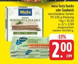 Tasty Snacks im Angebot bei E center in Ansbach Tasty Snacks Angebote von Wasa bei E center Ansbach für 2,00 €