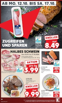 Schweinefilet im Kaufland Prospekt "Hier bin ich richtig" mit 80 Seiten (Augsburg)
