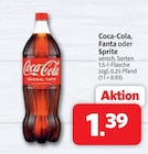 Coca-Cola Angebote von Coca-Cola bei Markant Nordwest Westoverledingen für 1,39 €
