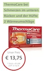 bei Schmerzen im unteren Rücken und der Hüfte 2 Wärmeumschläge bei LINDA Partnerapotheke im Prospekt "" für 13,75 €