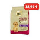 SELECT GOLD Sensitive Croquettes Chiot Medium Agneau au Saumon & aux Pommes de terre 4 kg en promo chez Maxi Zoo SELECT GOLD Sensitive Croquettes Chiot Medium Agneau au Saumon & aux Pommes de terre 4 kg dans le catalogue Maxi Zoo
