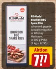 Bourbon BBQ Spare Ribs von RibWorld im aktuellen REWE Prospekt