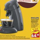 Senseo Kaffeepadmaschine HD6553/59 von Philips für 64,99 € bei famila Nordwest im Angebot Senseo Kaffeepadmaschine HD6553/59 von Philips im aktuellen famila Nordwest Prospekt