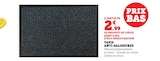Tapis anti-salissures en promo chez U Express Aix-en-Provence à 2,99 €