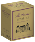 Bordeaux AOP Rouge - MALESAN - Super U à Mondeville Bordeaux AOP Rouge - MALESAN en promo chez Super U Mondeville à 2,90 €