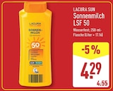 Sonnenmilch LSF 50 von Lacura Sun im aktuellen ALDI Nord Prospekt
