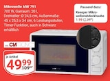 Mikrowelle MW 791 Angebote von Clatronic bei GLOBUS Duisburg für 1,99 €