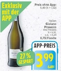 Prosecco Vino Frizzante von Giolano im aktuellen E center Prospekt