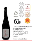 AOP Saumur-Champigny L'Eclat HVE3 - Domaine Ratron à 6,15 € dans le catalogue Intermarché Express