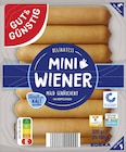 Delikatess Mini Geflügel Wiener Angebote von Gut & Günstig bei EDEKA Ravensburg für 2,39 €