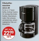 Filterkaffeemaschine CM1218 von Tefal im aktuellen V-Markt Prospekt für 22,99 €