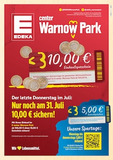 Aktueller E center Prospekt "Top Angebote" Seite 1 von 44 Seiten für Rostock