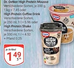 High Protein Mousse im Angebot bei GLOBUS in Oberursel High Protein Mousse Angebote von Dr. Oetker bei GLOBUS Oberursel für 1,49 €