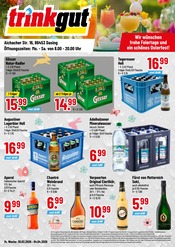 Trinkgut Discounter Prospekt der aktuellen Woche mit 4 Seiten, gültig von 30.03.2026 bis 04.04.2026, in Mering und Umgebung Aktueller Trinkgut Discounter Prospekt in Mering und Umgebung, "Aktuelle Angebote" mit 4 Seiten, 30.03.2026 - 04.04.2026