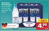 Mineralwasser Angebote von Gerolsteiner bei Netto Marken-Discount Frechen für 4,99 €