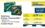 Kräuter-/ Espressolikör von Underberg im aktuellen METRO Prospekt für 8,03 €