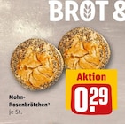 Aktuelles Mohn-Rosenbrötchen Angebot bei REWE in Jena ab 0,29 €