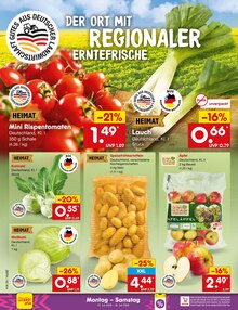 Tomaten im aktuellen Netto Marken-Discount Prospekt (Münster) Tomaten im Netto Marken-Discount Prospekt "Aktuelle Angebote" mit 75 Seiten (Münster)