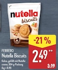 Nutella Biscuits Angebote von FERRERO bei ALDI Nord Jena für 2,49 €