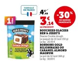 Bouchées glacées - Ben & Jerry's - Super U à Valence Bouchées glacées - Ben & Jerry's en promo chez Super U Valence à 3,14 €