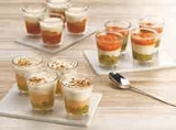U Express Rosny-sur-Seine - Promo Verrines truite fromage frais ou thon chorizo ou courgettes chèvre poivrons Promo Verrines truite fromage frais ou thon chorizo ou courgettes chèvre poivrons à 3,99 € dans le catalogue U Express à Rosny-sur-Seine
