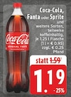 Coca-Cola im Angebot bei EDEKA in Nordhorn Coca-Cola Angebote bei EDEKA Nordhorn für 1,19 €