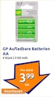 Aufladbare Batterien AA Angebote von GP bei Action Marl für 3,99 €