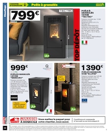 Offre Poêle À Granulés De Bois dans le catalogue Brico Dépôt du moment à la page 46