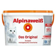 Alpina Alpinaweiß Wandfarbe Das Original (Weiß, 10 l, Matt, Konservierungsmittelfrei) Angebot in Tönisvorst im aktuellen Prospekt bei BAUHAUS in Tönisvorst