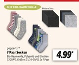 7 Paar Socken Angebote von pepperts! bei Lidl Wiesbaden für 4,99 €