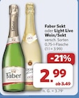 Sekt von Faber für 2,99 € bei combi im Angebot Sekt von Faber im aktuellen combi Prospekt