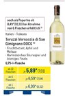Vernaccia di San Gimignano DOCG von Teruzzi im aktuellen METRO Prospekt