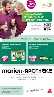 Aktueller mea - meine apotheke Prospekt "Unsere September-Angebote" Seite 1 von 4 Seiten für Solingen